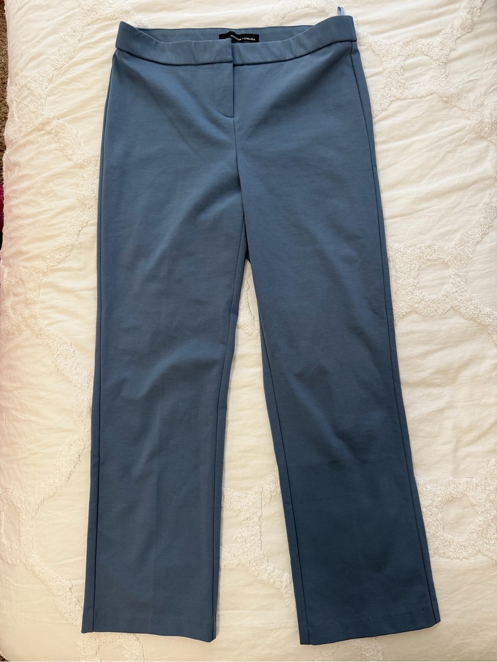 Amanda & Chelsea Blue Stretch Knit Kids Pants